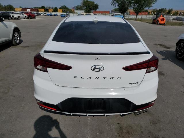 KMHD04LB5KU832818 - 2019 HYUNDAI ELANTRA SPORT WHITE photo 6