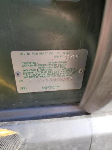 JF1SG676X6H741662 - 2006 SUBARU FORESTER 2.5X LL BEAN GREEN photo 13