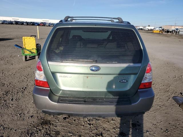 JF1SG676X6H741662 - 2006 SUBARU FORESTER 2.5X LL BEAN GREEN photo 6