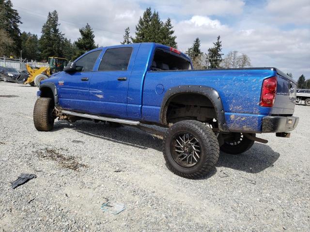 3D7KS29D08G238321 - 2008 DODGE RAM 2500 BLUE photo 2