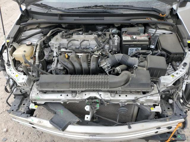 JTDEPMAE0MJ160642 - 2021 TOYOTA COROLLA LE SILVER photo 11