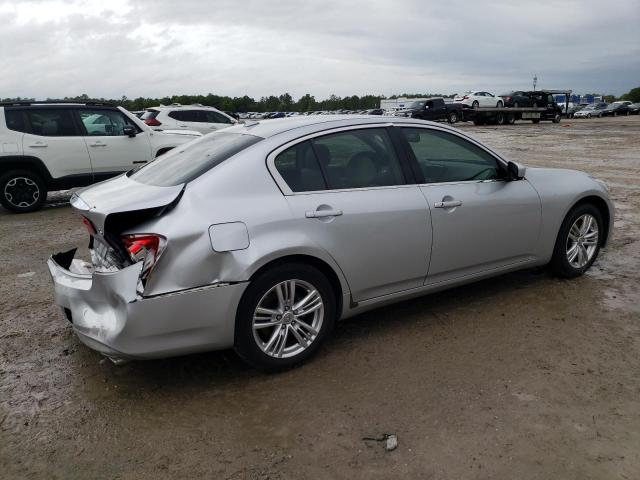 JN1DV6AP2CM812255 - 2012 INFINITI G25 BASE SILVER photo 3