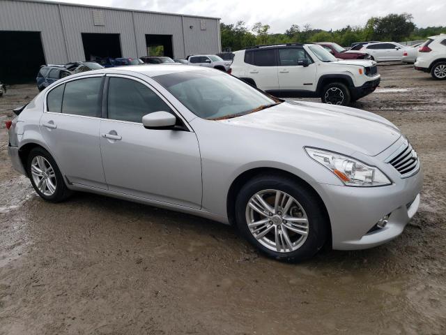 JN1DV6AP2CM812255 - 2012 INFINITI G25 BASE SILVER photo 4