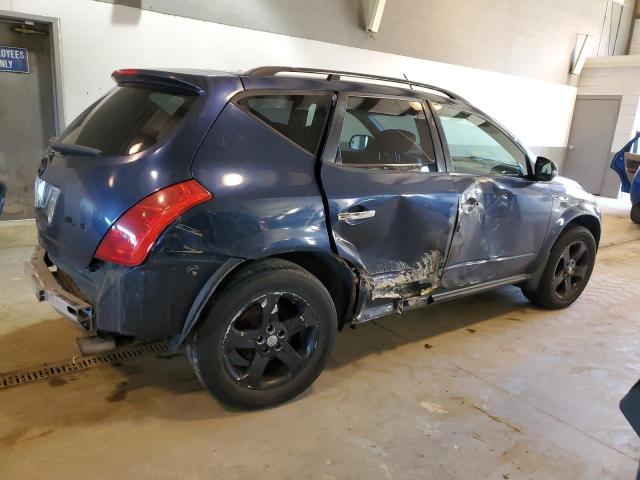 JN8AZ08WX3W208363 - 2003 NISSAN MURANO SL BLUE photo 3