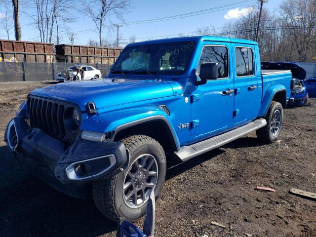 1C6HJTFG1LL185143 - 2020 JEEP GLADIATOR OVERLAND BLUE photo 1