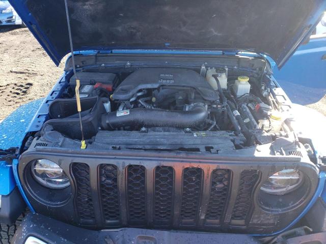 1C6HJTFG1LL185143 - 2020 JEEP GLADIATOR OVERLAND BLUE photo 11