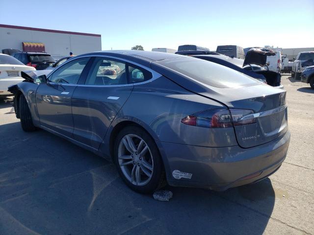 5YJSA1AG8DFP08995 - 2013 TESLA MODEL S GRAY photo 2