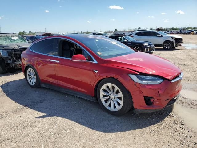 5YJXCBE22HF049404 - 2017 TESLA MODEL X RED photo 4