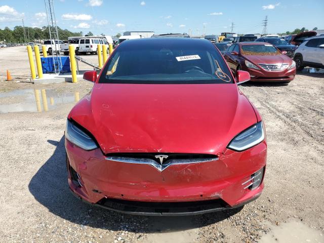 5YJXCBE22HF049404 - 2017 TESLA MODEL X RED photo 5