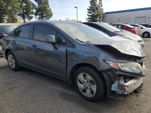 19XFB2F55DE289182 - 2013 HONDA CIVIC LX GRAY photo 4