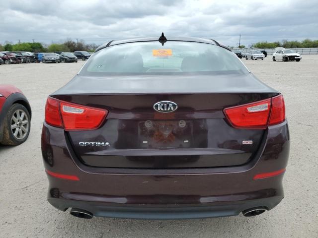 5XXGM4A72EG327804 - 2014 KIA OPTIMA LX MAROON photo 6