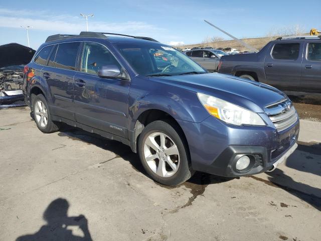 4S4BRBLC9E3210758 - 2014 SUBARU OUTBACK 2.5I LIMITED BLUE photo 4