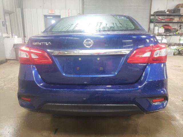 3N1AB7AP8KY346215 - 2019 NISSAN SENTRA S BLUE photo 6