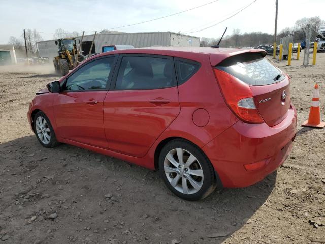 KMHCU5AE8DU076729 - 2013 HYUNDAI ACCENT GLS RED photo 2