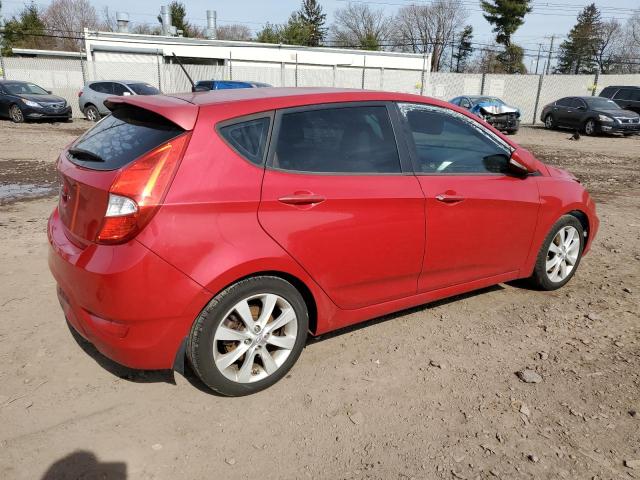 KMHCU5AE8DU076729 - 2013 HYUNDAI ACCENT GLS RED photo 3