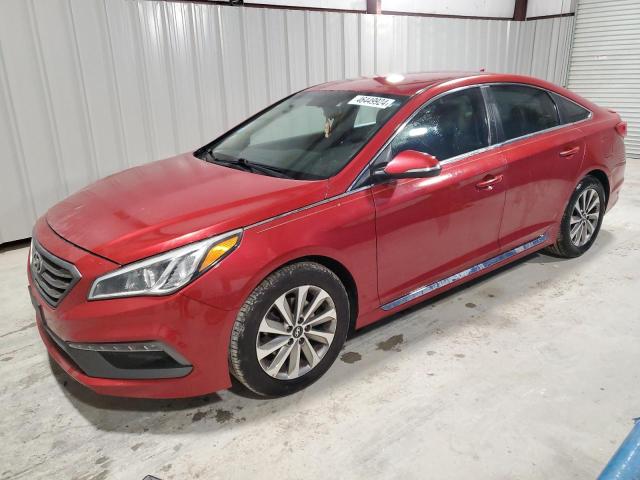 5NPE34AF0HH554600 - 2017 HYUNDAI SONATA SPORT RED photo 1