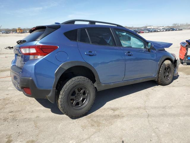 JF2GTACC7JH294678 - 2018 SUBARU CROSSTREK PREMIUM BLUE photo 3