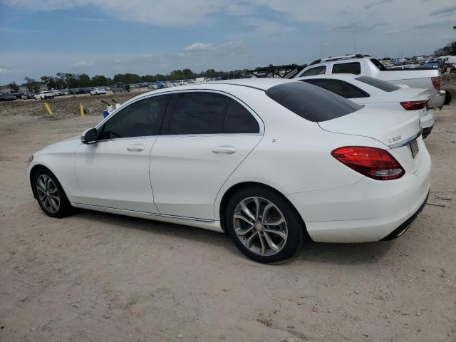 55SWF4JB7GU168020 - 2016 MERCEDES-BENZ C 300 WHITE photo 2