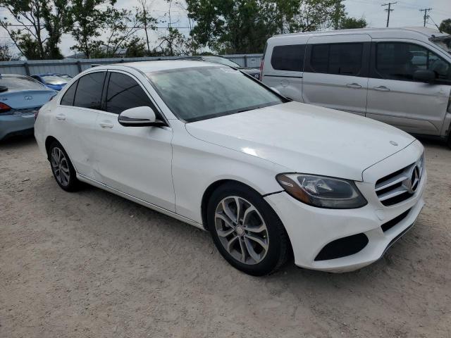 55SWF4JB7GU168020 - 2016 MERCEDES-BENZ C 300 WHITE photo 4