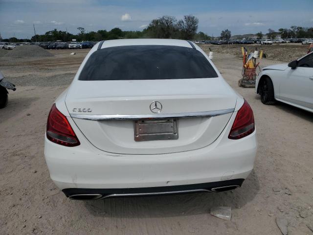 55SWF4JB7GU168020 - 2016 MERCEDES-BENZ C 300 WHITE photo 6