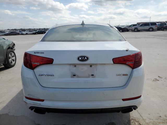 5XXGN4A72CG050016 - 2012 KIA OPTIMA EX WHITE photo 6