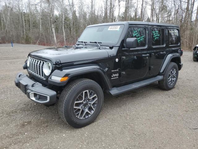 1C4PJXEN6RW174254 - 2024 JEEP WRANGLER SAHARA BLACK photo 1