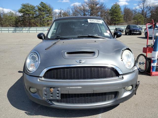 WMWMF7C59ATX43544 - 2010 MINI COOPER S GRAY photo 5