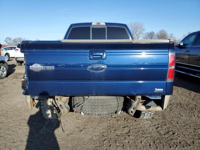 1FTFW1EV1AKE09634 - 2010 FORD F150 SUPERCREW BLUE photo 6