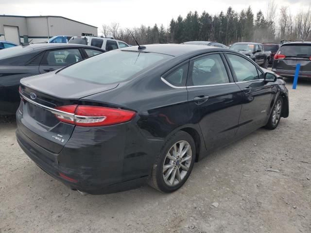 3FA6P0LUXHR356235 - 2017 FORD FUSION SE HYBRID BLACK photo 3