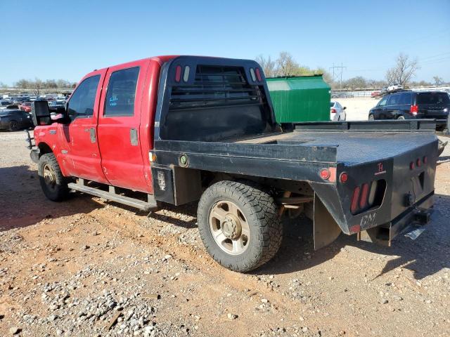 1FTSW21P16EB43761 - 2006 FORD F250 SUPER DUTY RED photo 2