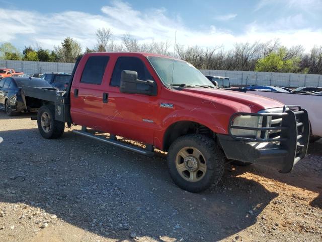 1FTSW21P16EB43761 - 2006 FORD F250 SUPER DUTY RED photo 4