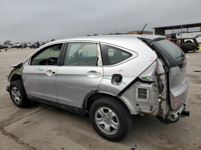 2HKRM4H38DH636921 - 2013 HONDA CR-V LX SILVER photo 2