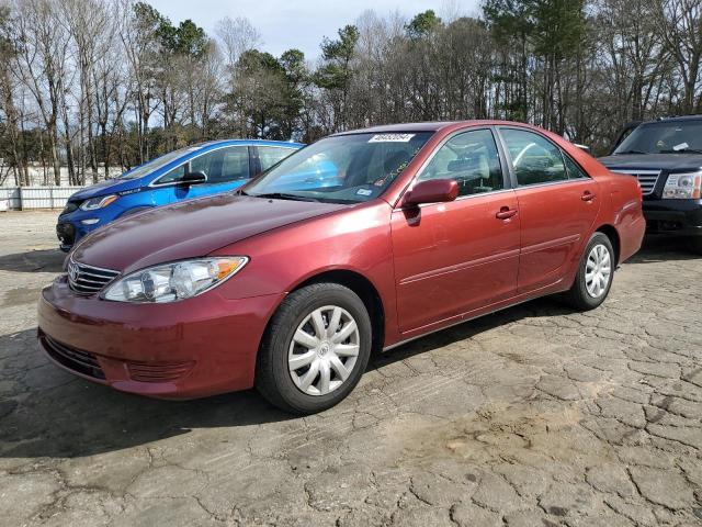4T1BE32K65U051895 - 2005 TOYOTA CAMRY LE RED photo 1