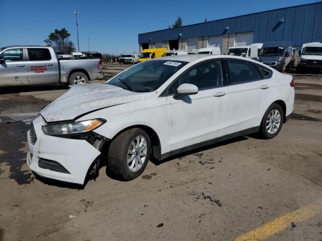 3FA6P0G7XFR126387 - 2015 FORD FUSION S WHITE photo 1