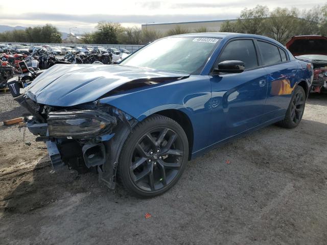 2C3CDXBG2NH239741 - 2022 DODGE CHARGER SXT BLUE photo 1