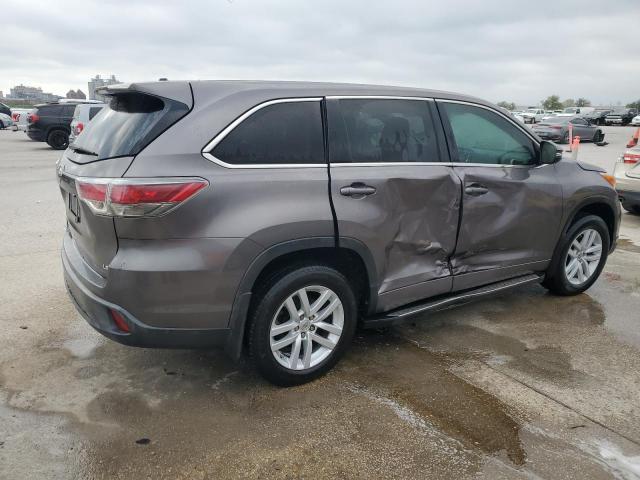 5TDZARFH5FS015038 - 2015 TOYOTA HIGHLANDER LE GRAY photo 3