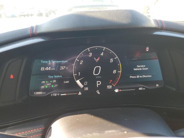 1G1YA2D47M5106990 - 2021 CHEVROLET CORVETTE STINGRAY 1LT WHITE photo 9