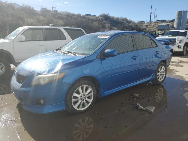 1NXBU4EE4AZ255605 - 2010 TOYOTA COROLLA BASE BLUE photo 1