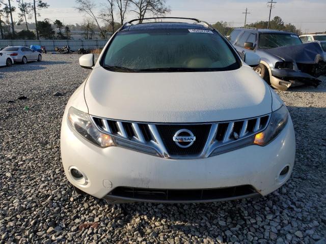 JN8AZ1MU7AW020987 - 2010 NISSAN MURANO S WHITE photo 5