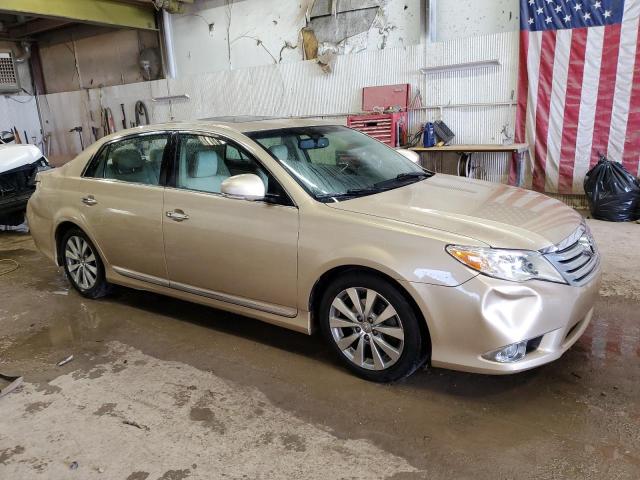 4T1BK3DB5BU439251 - 2011 TOYOTA AVALON BASE GOLD photo 4