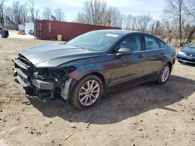 3FA6P0H72HR117040 - 2017 FORD FUSION SE GRAY photo 1