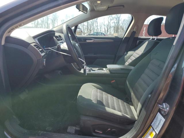 3FA6P0H72HR117040 - 2017 FORD FUSION SE GRAY photo 7