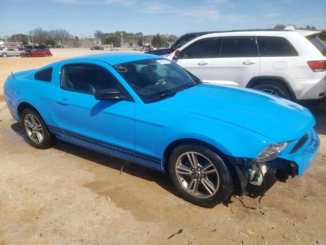1ZVBP8AN9A5173613 - 2010 FORD MUSTANG BLUE photo 4