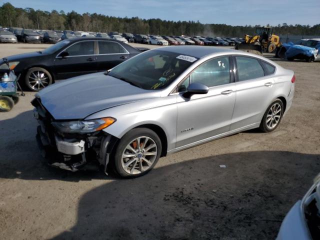 3FA6P0LU0HR344904 - 2017 FORD FUSION SE HYBRID SILVER photo 1