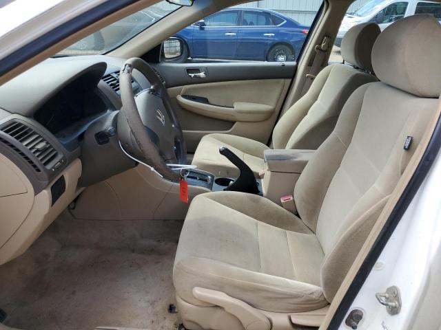 3HGCM56497G707081 - 2007 HONDA ACCORD LX WHITE photo 7