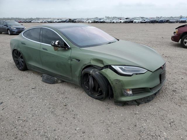 5YJSA1E41KF306376 - 2019 TESLA MODEL S GREEN photo 4