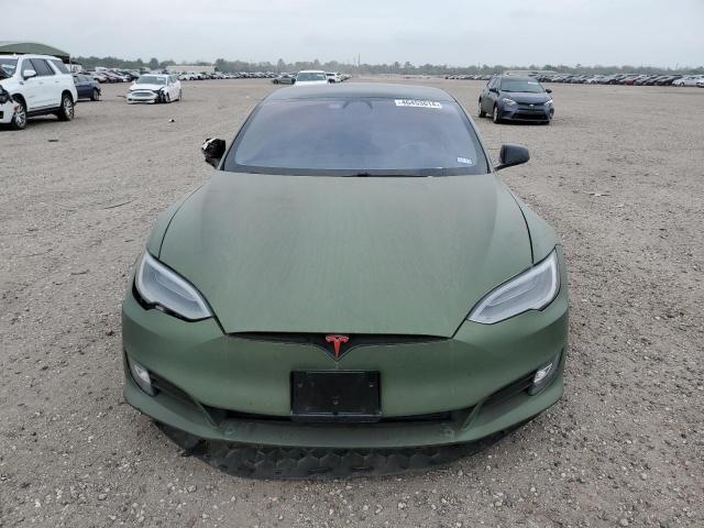 5YJSA1E41KF306376 - 2019 TESLA MODEL S GREEN photo 5