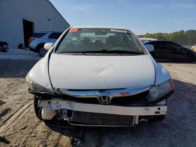 19XFA1F50BE032375 - 2011 HONDA CIVIC LX WHITE photo 5