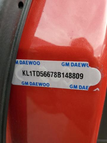 KL1TD56678B148809 - 2008 CHEVROLET AVEO BASE Qırmızı foto 12