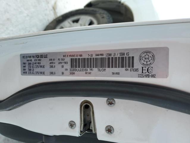 3C63R3HLXJG181454 - 2018 RAM 3500 SLT WHITE photo 12